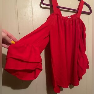 Hot in Hollywood Hot Red Top